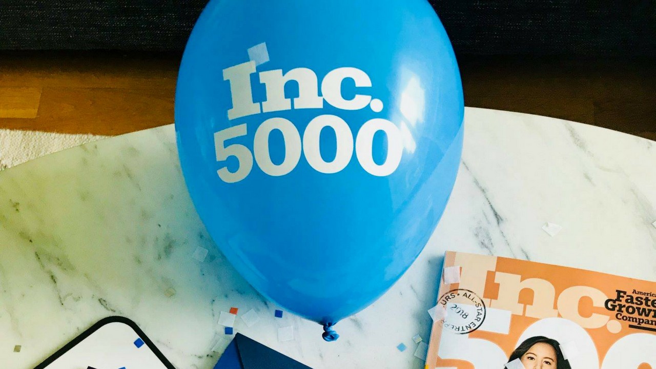 Inc500 blue balloon