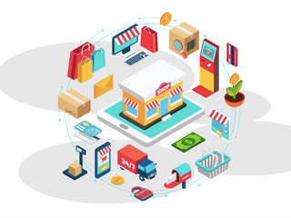 Consumer Packaged Goods: A Guide To Building Relationships With Customers hero image with an illustration of all things CPG