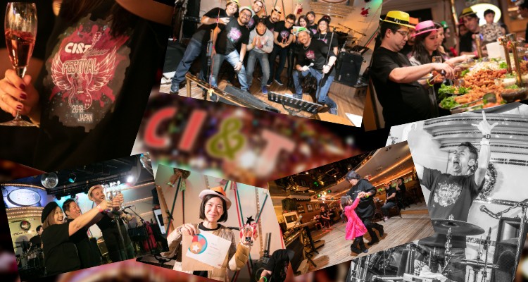 CI&T employees celebrating in CI&T Music Festival