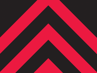 Dark background with red lines moving to the top