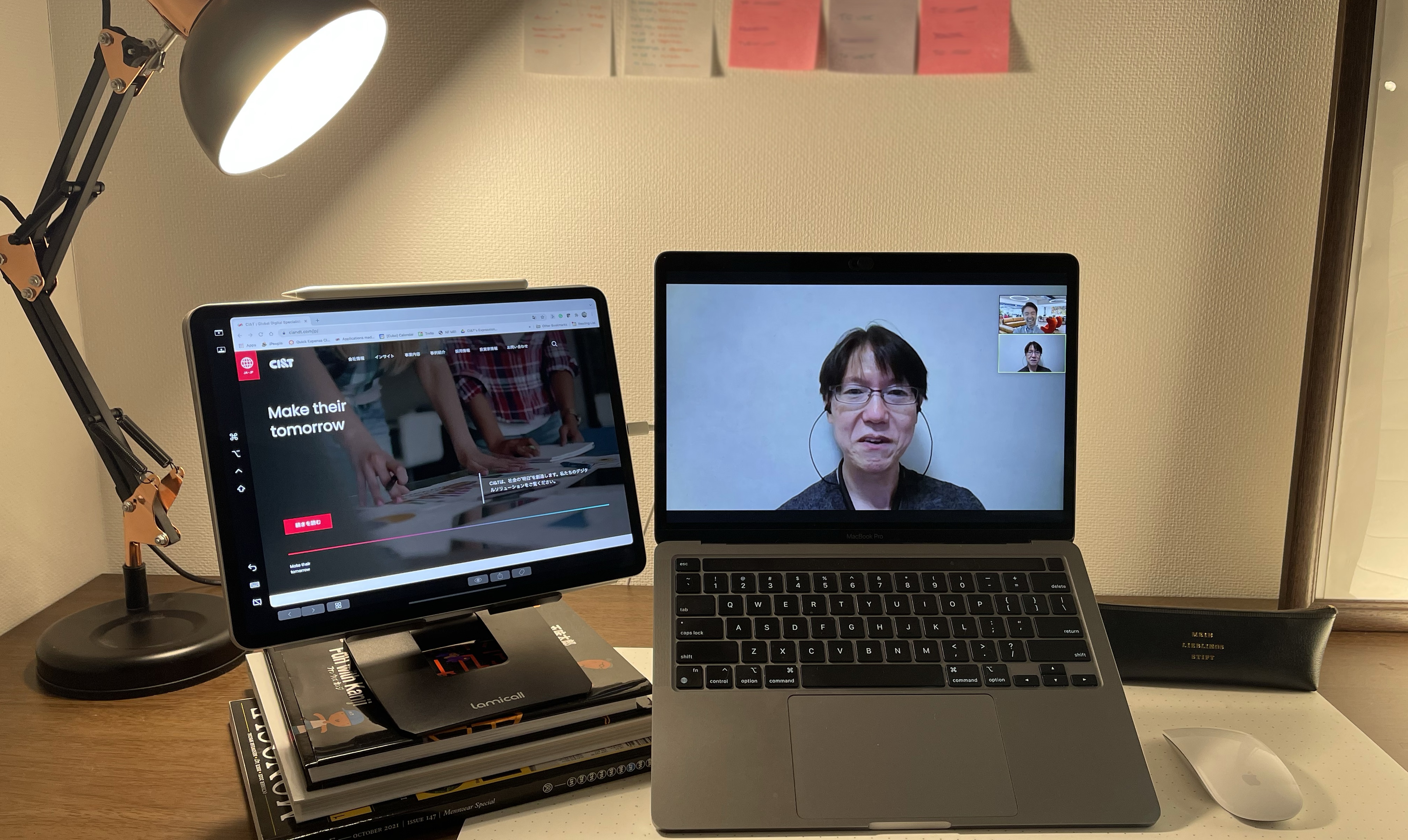 a man in the screen smiling 1