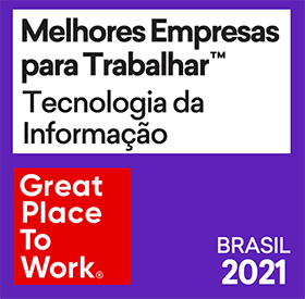 Selo Melhores Empresas para Trabalhar - Tecnologia da Informação GPTW Brasil 2021