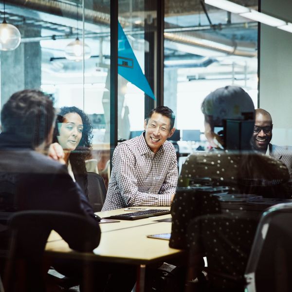 People sitting around a table