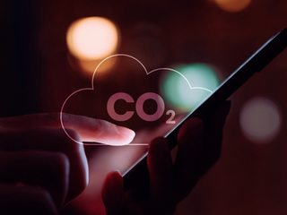 Celular com Ícone de CO2