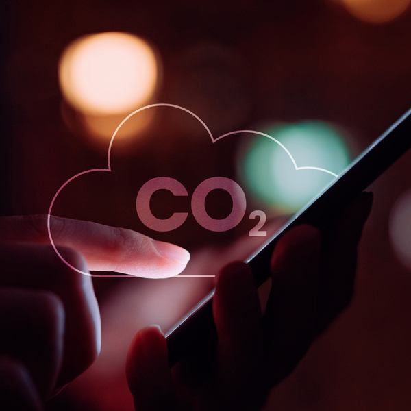 Celular com Ícone de CO2
