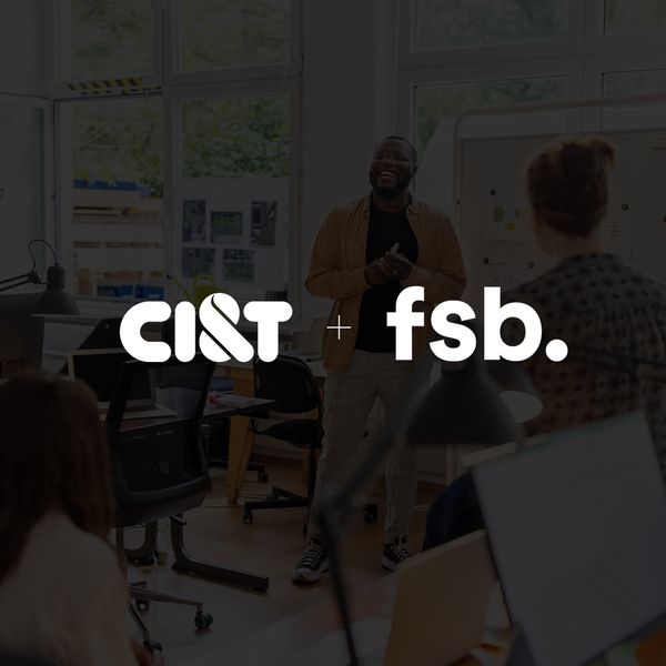 Logotipos de Parceria CI&T e FSB