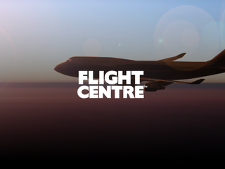 Airplane flying on sunset