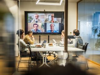 Hybrid team meeting