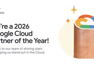 We're a 2026 Google Cloud Partner of the Year! Thanks to our team of shining stars for helping us stand out in the Cloud.
