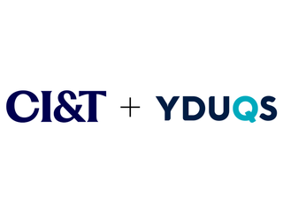 CI&T logo + YDUQS logo representing the partnership.