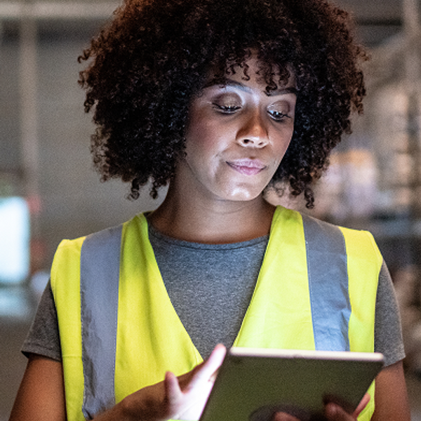Woman working