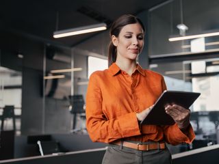Woman working