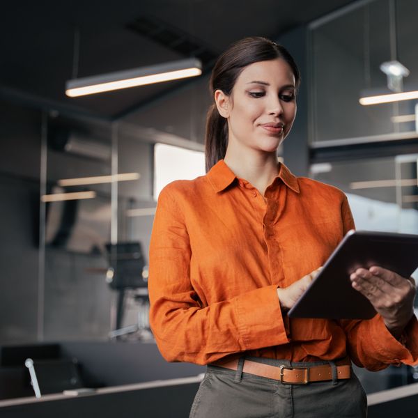 Woman working
