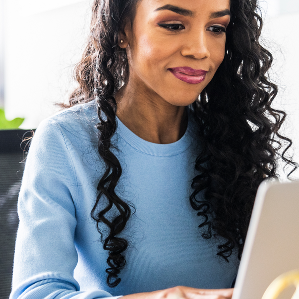 Woman laptop