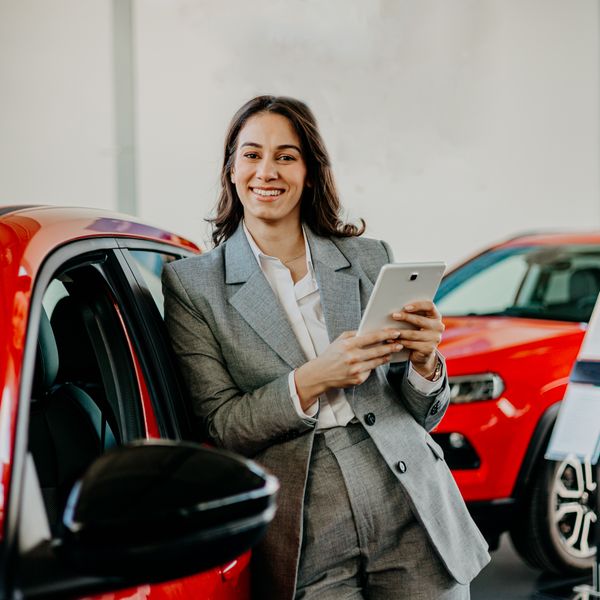 Woman working